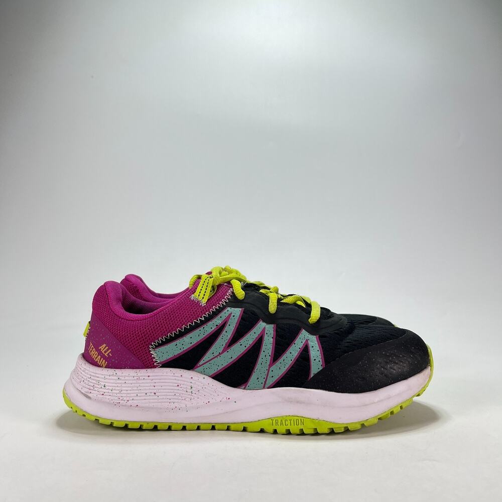 Avia Trail Runner Black Pink Lime Green Athletic Shoes GGAV22ES231 Womens Size 5